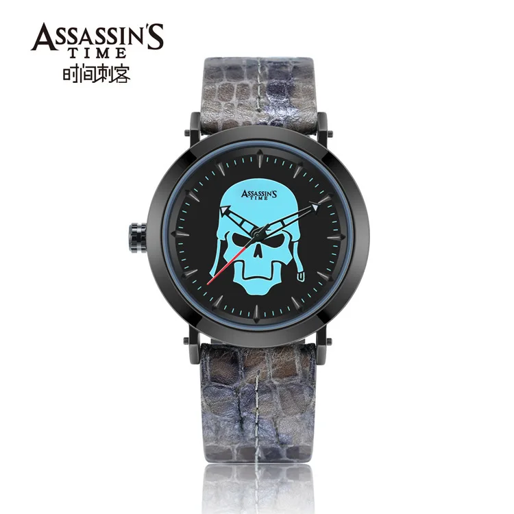 

Time Assassin Watch Outdoor Sports Men Street Fashion Line Casual Men's Skeleton Warrior Cool Table S0013