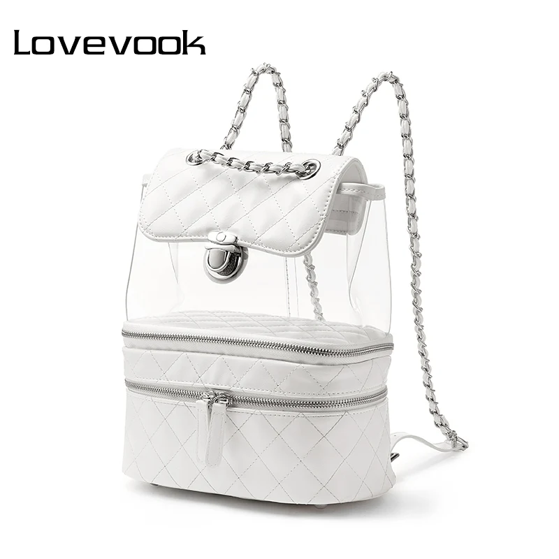 Женский рюкзак LOVEVOOK маленькие дамские рюкзаки для девочек молодёжный съемный с