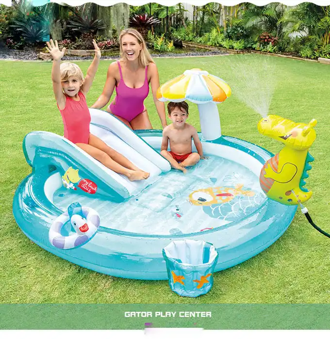 baby swimming pool with umbrella