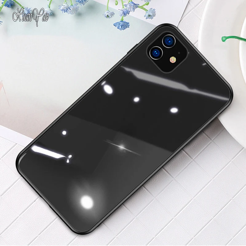 XUANYAO Cover For iPhone 11 Pro Case Slim Silicone Coque Apple Max Soft Glass Back |