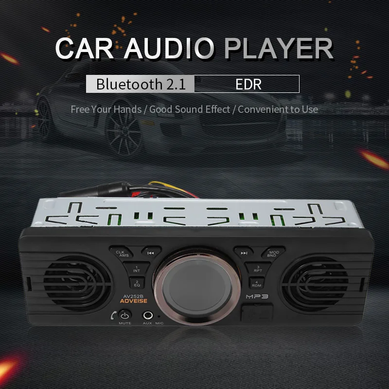 Автомобильная электроника AV252B 12 В Bluetooth 2 1 + EDR MP3 аудиоплеер в приборной панели
