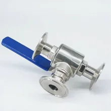 1 X l-образной шаровой клапан 304 Нержавеющая сталь L Порты и разъёмы прочный и практичный, чтобы Применение l-образной шаровой клапан с высокое качество