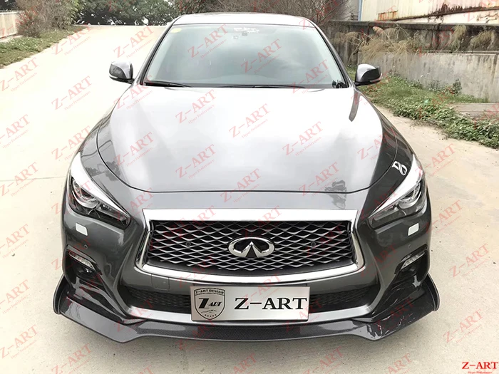 Z-ART комплект кузова автомобиля для infiniti Q50- карбоновое волокно Тюнинг Комплект для infiniti Q50 углеродное волокно аэродинамический комплект