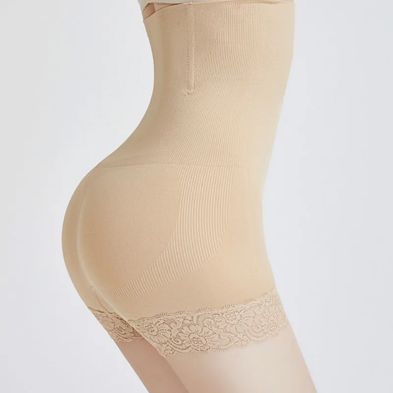 Style Lace Skin Женские трусы с высокой талией, дышащие трусы для похудения - Цвет: Style Lace Skin