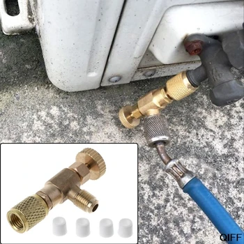 

Air Conditioning Safety Valve Fluoride Charging Quick Coupler Connector Adapters 1/4" Inch Male/Female Thread Aug. 19