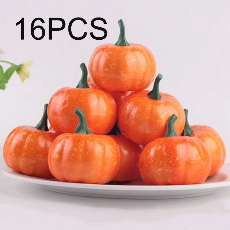 

Mini Artificial Pumpkins Foam 5.5cm Festival Halloween Garden Ornament