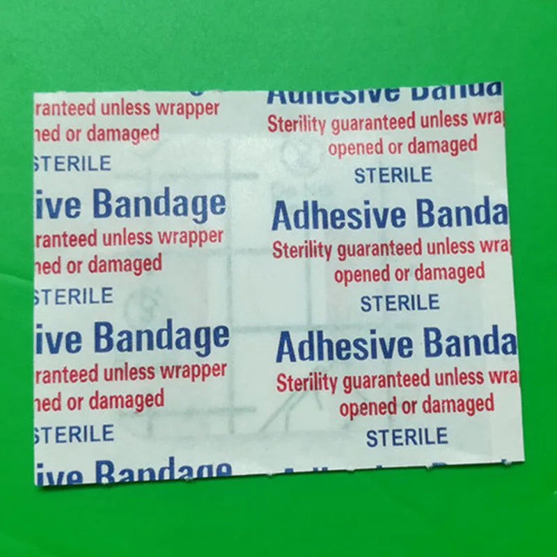 10/50100pcs 3.8cmX3.8cm Hypoallergenic Non-woven Medical Adhesive Wound Dressing Band aid Bandage Large Wound First Aid Outdoor