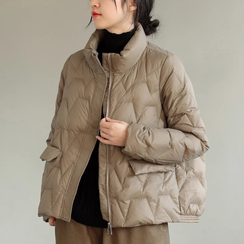 Down feather jacket online Clearance