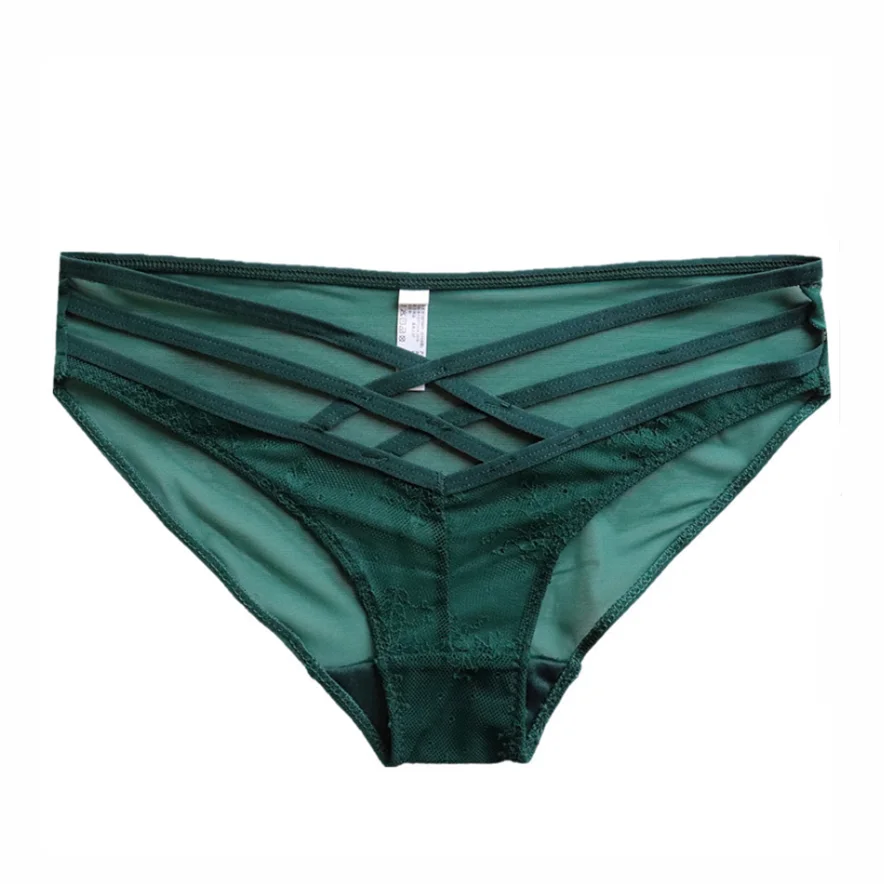 

Женские Модные прозрачные трусики, Сетчатое бесшовное нижнее белье с перекрестными бретельками, однотонное нижнее белье, стринги