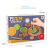 27Pcs Spirograph Drawing Toys Set Interlocking Gears Wheels with Pens Spiral Designs Painting Accessories Geometric Ruler Toy 6