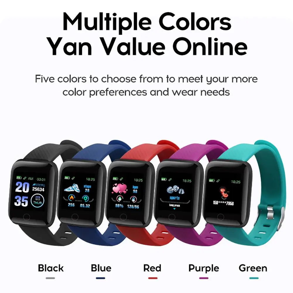 

Hot Sale Smart Watch Monitoring Watch Sports Fitness Wristband Health For IOS/Android High Quality Fast Delivery #M2