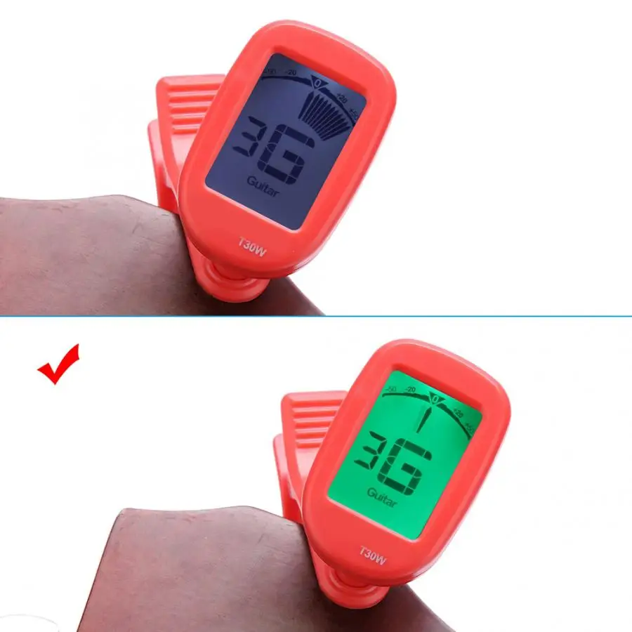 Meideal T30W клип на гитарный тюнер для хроматического баса Скрипка-укулеле lcd струнный инструмент Аксессуары