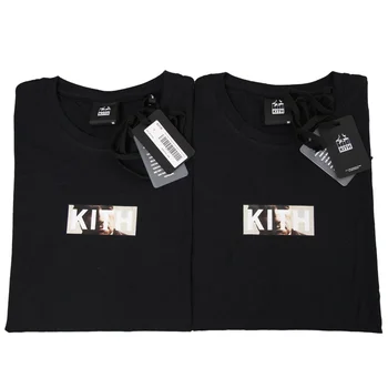 

Kith Joint Godfather Character Photo Print Tee Men Women Loose Casual Summer Jacket box logo Hip Hop Short Sleeve tops T-shirt