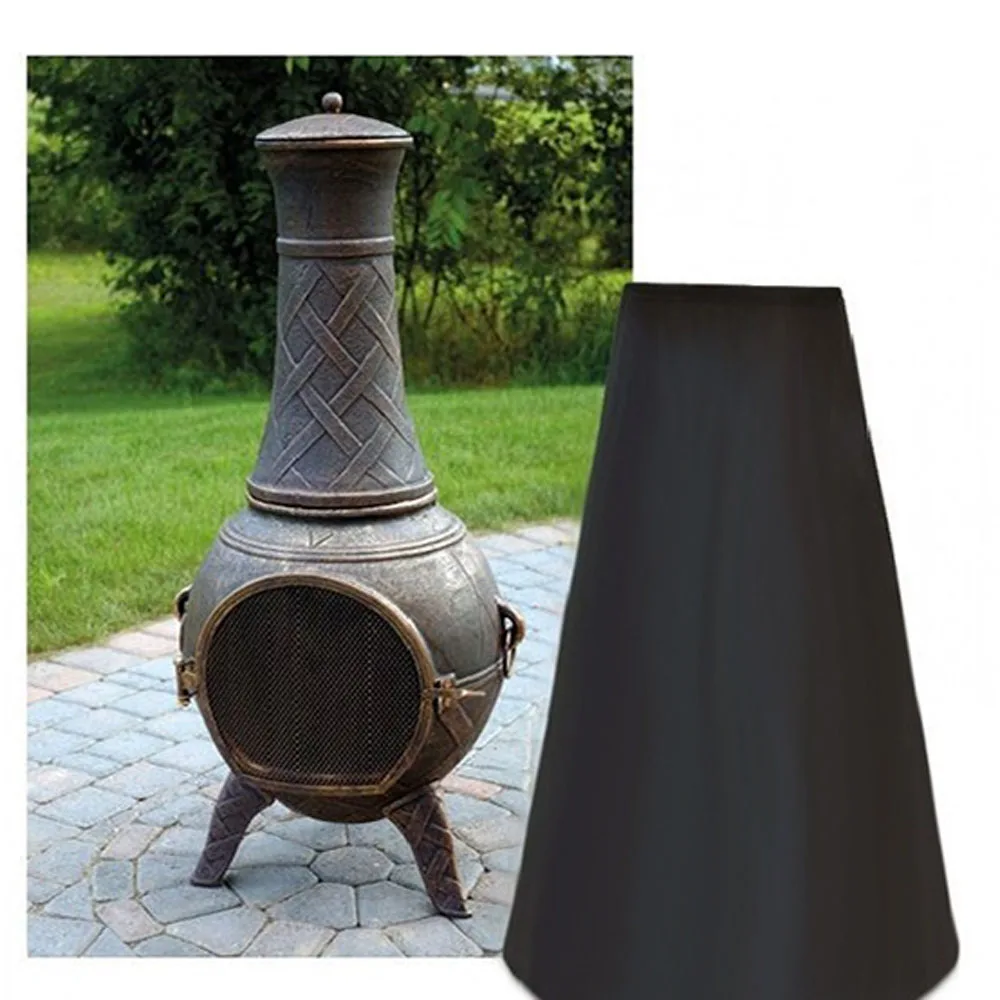 Домашние водонепроницаемые пылезащитные крышки для печей патио Chiminea покрытие