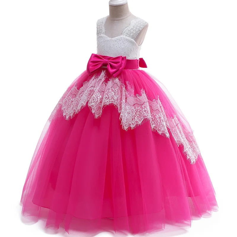 

Children Princess Costume For Girl Party Wear Kids Evening Prom Gown Designs Teenage Girl Formal Communion Dress 5 8 10 12 14T