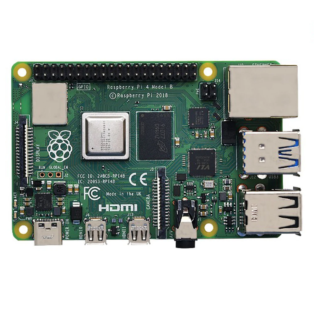 

For Raspberry Pi 4B Computer AI Development Board Dual WIFI Bluetooth 5.0