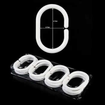 

Barn Wooden Door Style Print Shower Curtain Decor Waterproof W/ 12pcs Hooks Set Bathroom Supplies