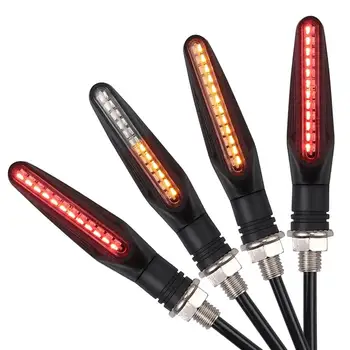 

1 Pair 24 LED 12V Yellow Turn Signal Day Running Light Red Break Flashing Lamp 335 SMD side-emitting LED Red Yellow Color Tools