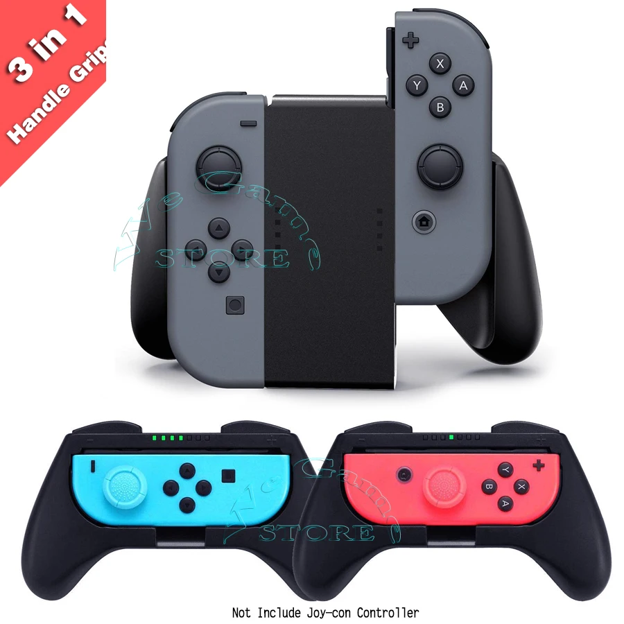 3 in 1 A2 3 в 1 rend переключатель Joycon удобная ручка nintendo переключатель контроллер держатель nintendo s геймпад подставка для nintendo NS - Цвет: 3 in 1 A2