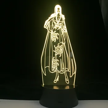 

Boa Hancock Figure 3D One Piece Led Nightlight for Children Birthday Gifts Bedroom Decoration Anime Table Lamp Dropshipping