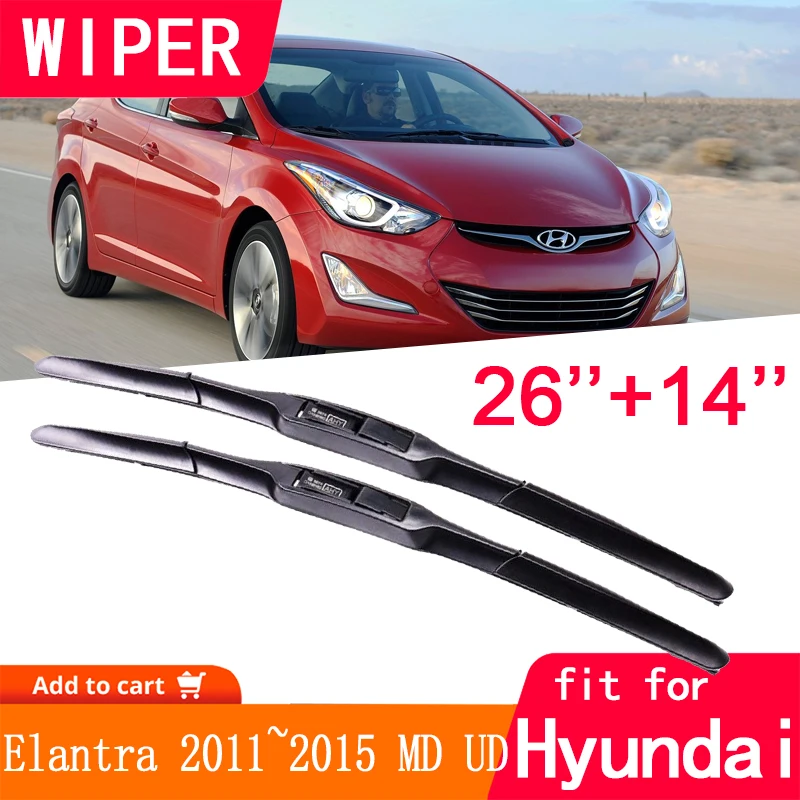 Автомобильная щетка стеклоочистителя для Hyundai Elantra 2011 ~ 2015 MD UD Avante