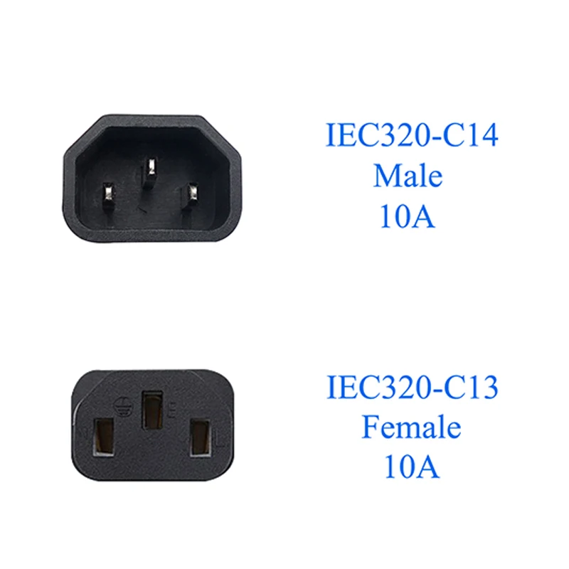 C13 C14 0 3 м/1 фут 3*0 75 мм IEC 320 к штекер гнездо удлинитель питания переменного тока Шнур