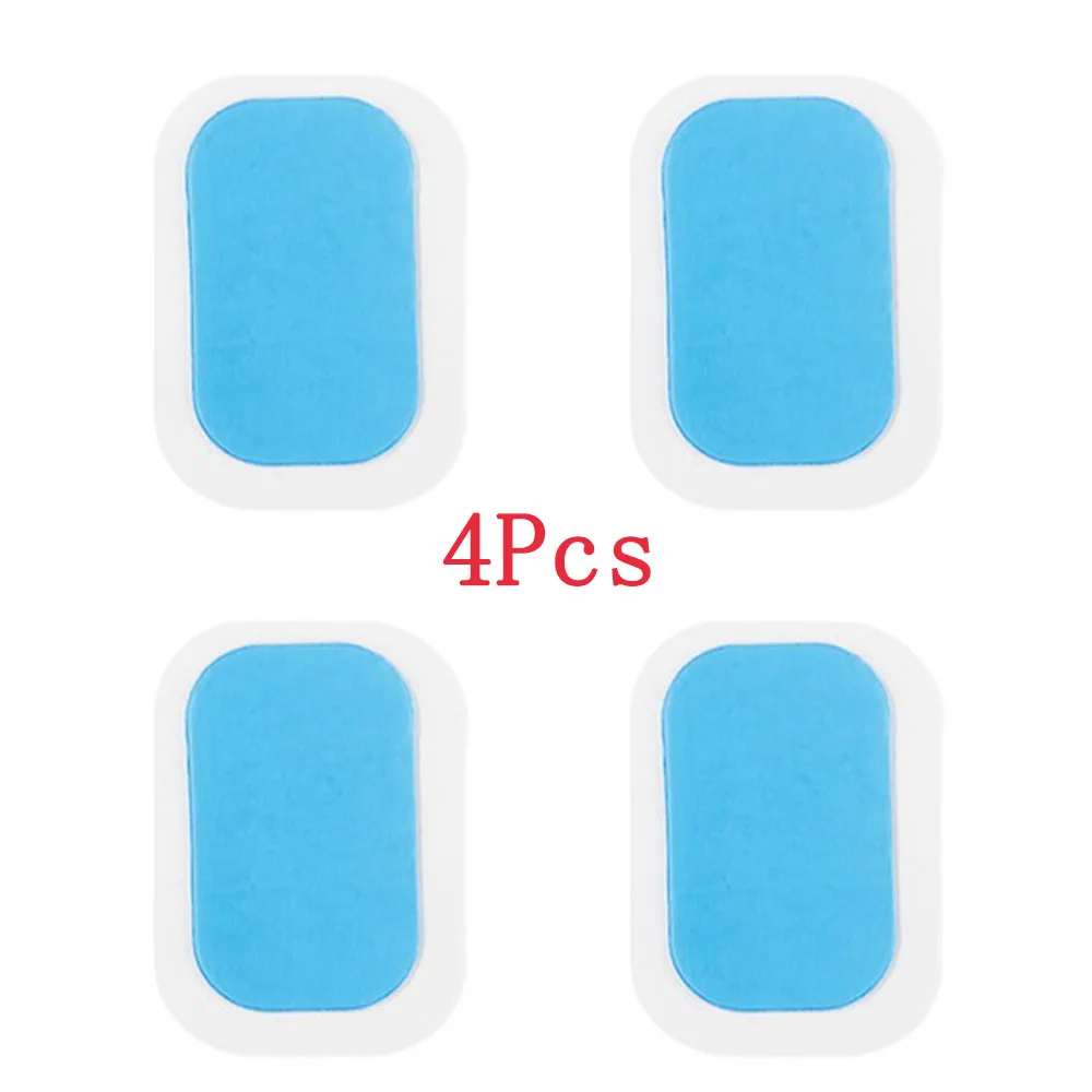 20PCS Hydrogel Muscle Abdominal Exerciser Gel Sticker Training Gear Stimulator Toning Belt Machine Sticker Fitness Equipment - Цвет: Черный