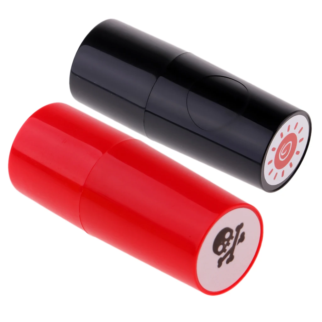 Pack of 2 ABS Plastic Golf Club Ball Stamper Personalized Colorfast Quick-dry Golf Stamp Marker Print Gift Prize for Golfer