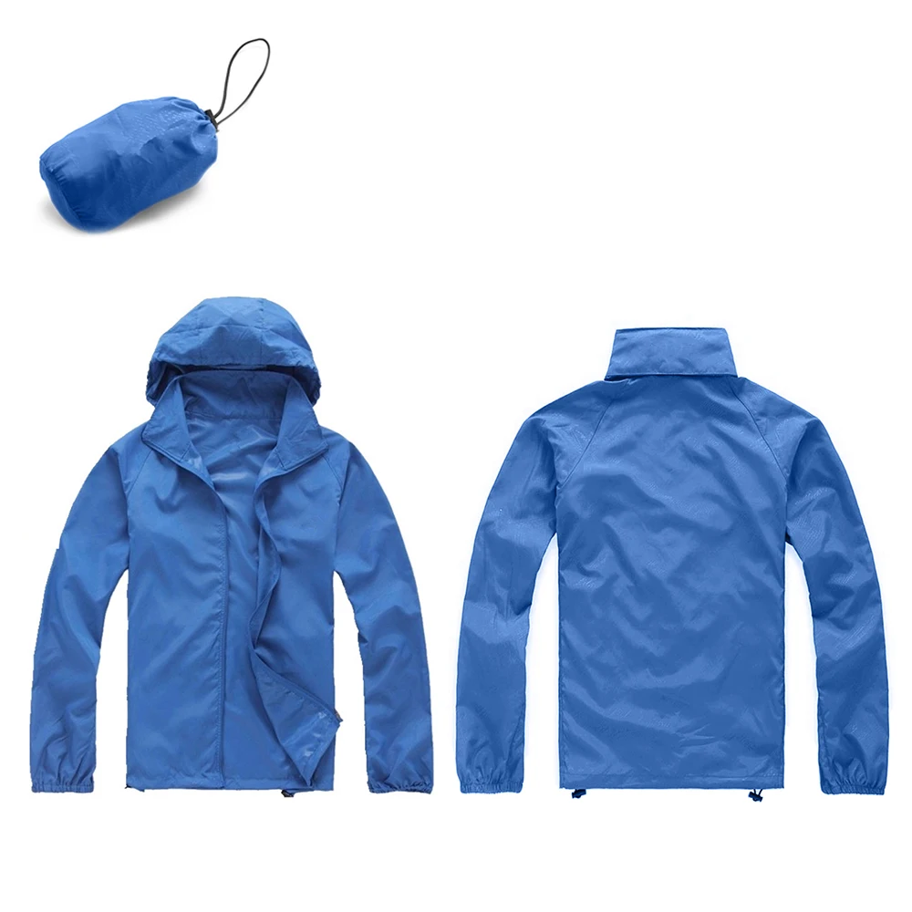 Cycling Jacket Unisex Waterproof Fabric Windproof Quick-drying Jacket Bicycle Running Rain Coat
