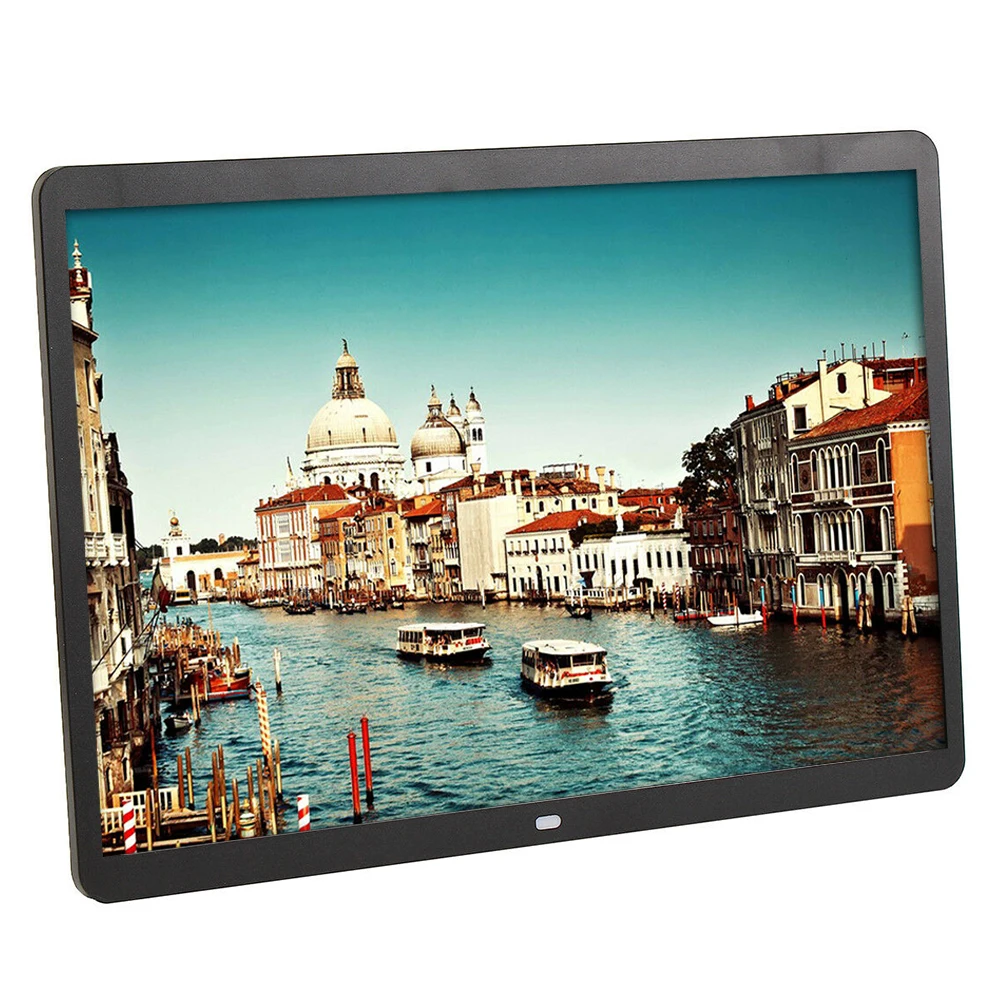 

15Inch 1080p Memory Card Bright LCD Picture Movie Player Images Adjustable Slide Remote Control Digital Photo Frame HD MP4 View