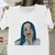Billie Eilish Футболка Harajuku Fans белая хлопковая Мужская футболка Camiseta Mujer хит продаж
