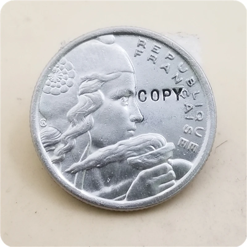 1956,1958 Франция 100 франков, копия монеты памятные монеты-копии монет