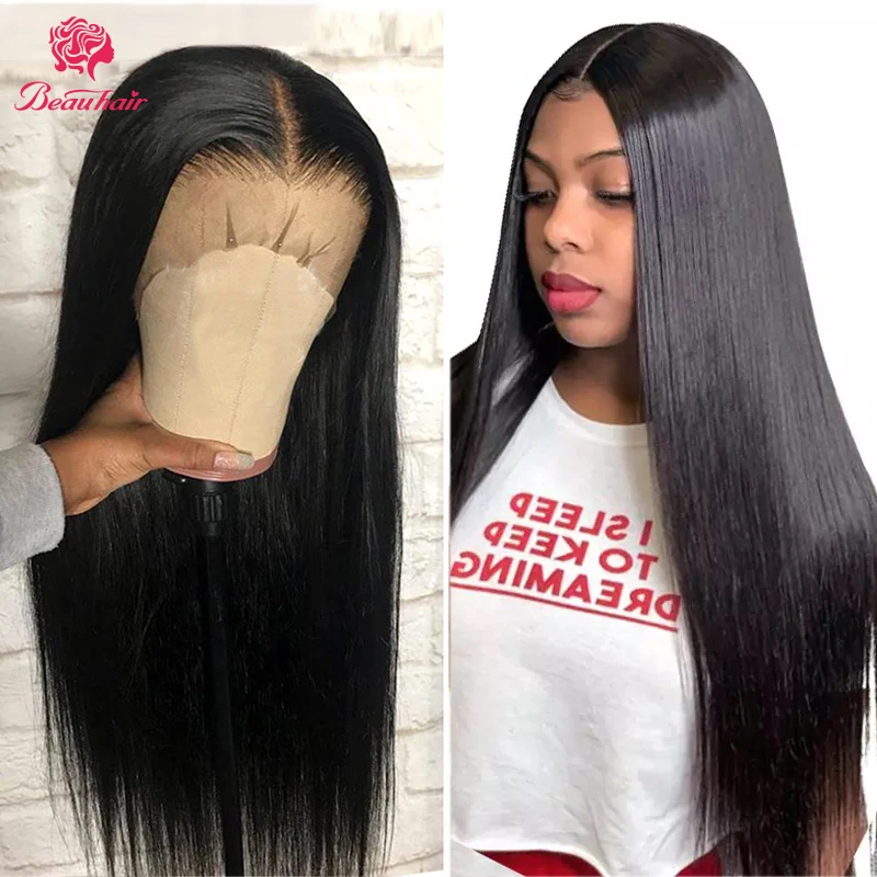 

360 Lace Frontal Wig Brazilian Human Hair Wigs Straight Lace Frontal Wig Full Lace For Black Women Front Wig 28 30 Inch Glueless