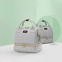 Fashion Mummy Diaper Bag Large Capacity Mom Bag Thermal Insulation Travel usb Backpack Small Handbag For Baby Care