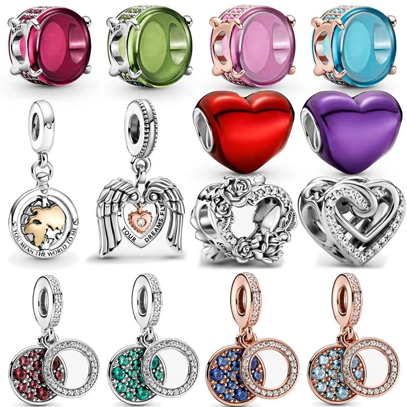 Очаровательные Подвески в виде крыльев Ангела из серебра 100% пробы подходят для