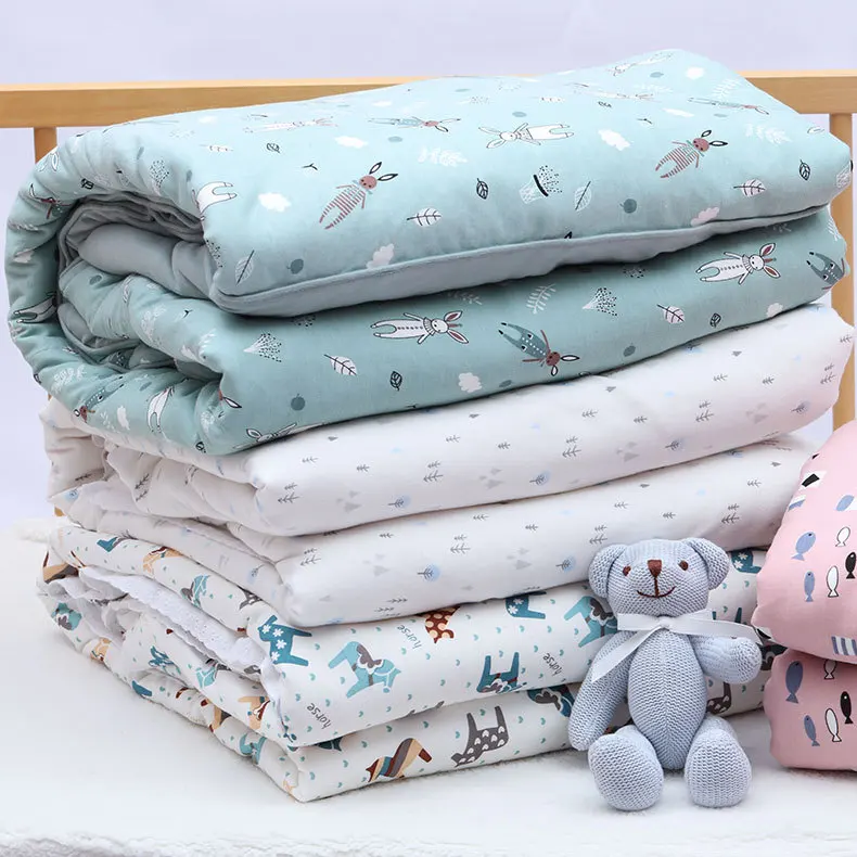 

Lumon Should Kindergarten Blanket Two Kit Cartoon Nap Children Quilt Pure Cotton Jersey Infant Child BABY'S BLANKET