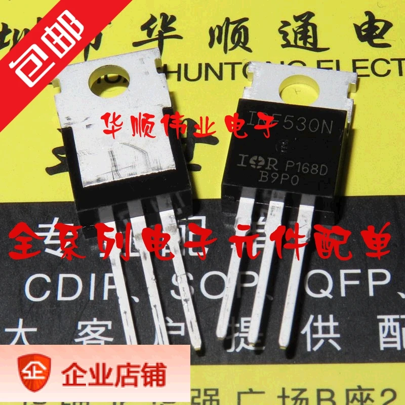 10 шт. IRF530N IRF530 MOSFET N 100V/17A TO-220 | Электронные компоненты и принадлежности