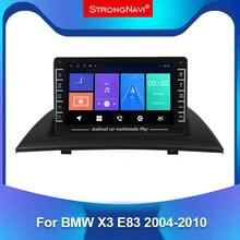 Android sistemi 2.5 IPS için BMW X3 E83 2004-2010 araba radyo multimedya oynatıcı Autoradio Atereo GPS navigasyon WIFI BT