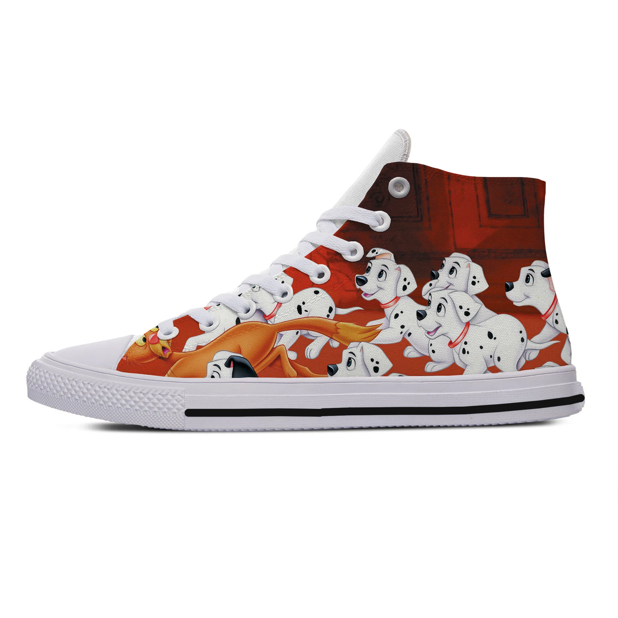 

Hot Fashion Funny Cartoon 101 Dalmatians Shoes Men/Women 3D Printed Sneakers Casual Harajuku Lightweight Breathable Canvas Shoes