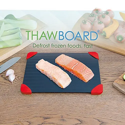 Practical Fast Quick Defrosting Tray Thaw Rectangle Frozen Food Meat Fruit Quick Defrost Plate Tray Board Kitchen Gadget Pads images - 6