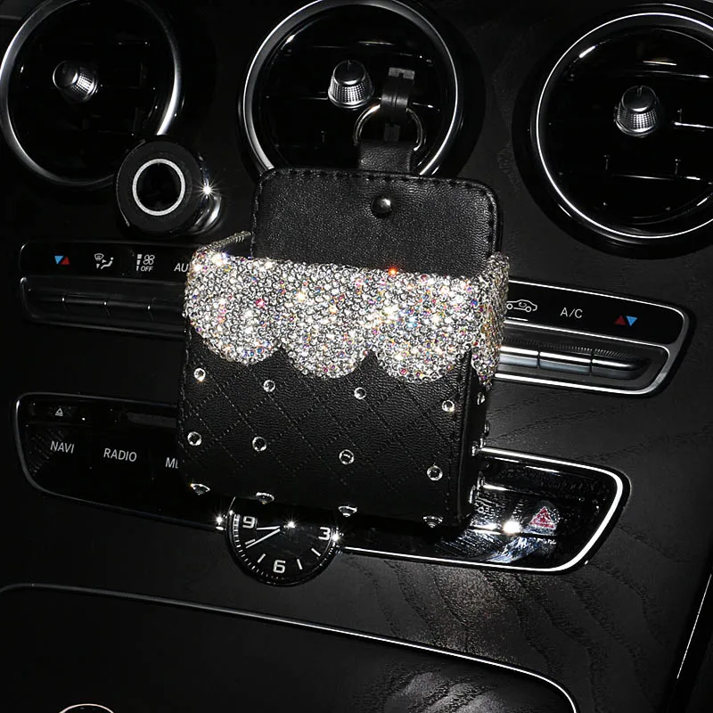 Crystal-Diamond-Car-Steering-Wheel-Covers-Car-Decoration-Interior-Accessories-for-Girls-Rhinestone-Car-Ashtray-6