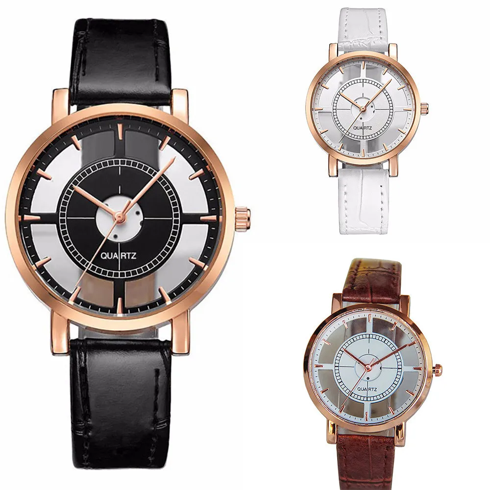 

Women Neutral Personality Simple Analog Wrist Delicate Unique Hollow Watch Girl Wedding Fashion