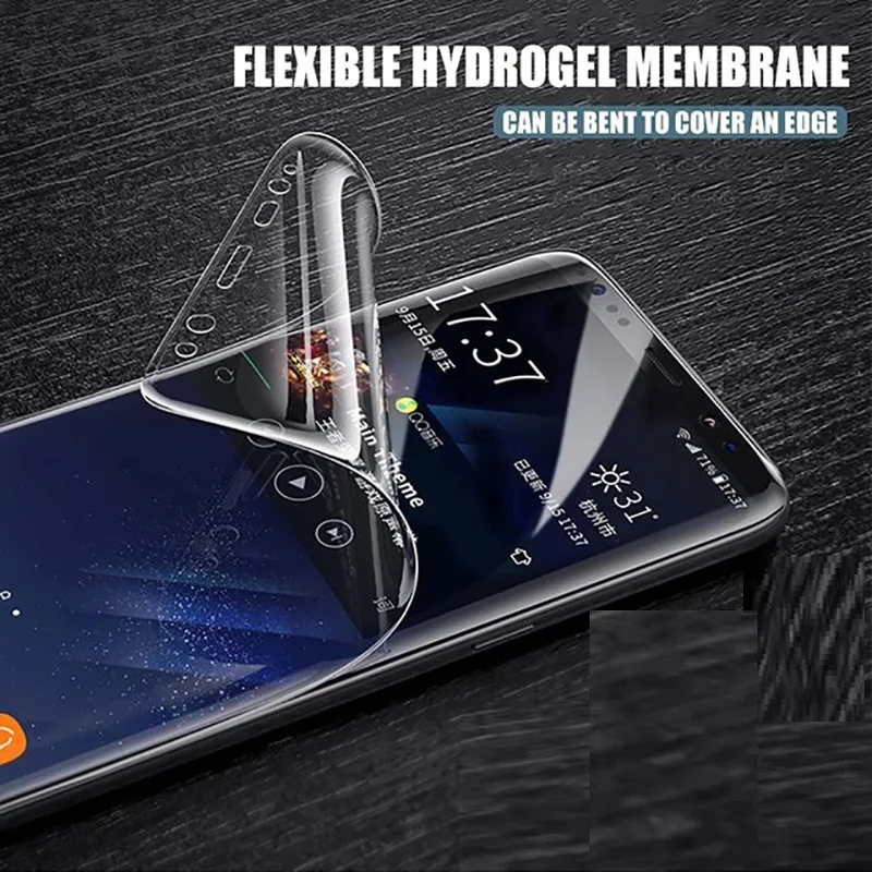 Защитная пленка для экрана Samsung Galaxy Amp Prime 3 Feel2 J3 J4 + 2018 Core полное покрытие мягкая