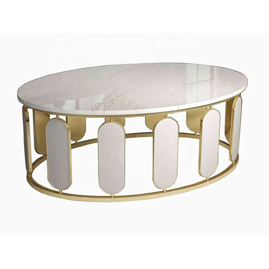 Unique Living Room Coffee Table Modern Sofa Topper Coffee Table Metal Set  Italian Marble Top Luxury Stolik Kawowy FurnitureXS - AliExpress