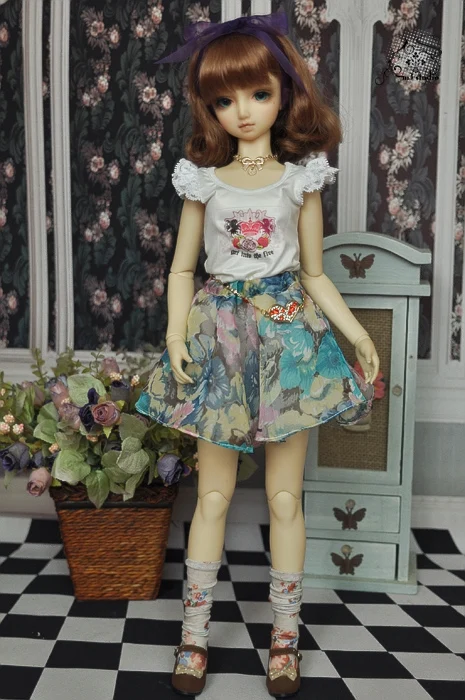1/4 1/3 масштаб BJD кукольная одежда юбка для BJD/SD аксессуары MSD SD13. Кукла, обувь, парик и другие A0888 в комплект не входят