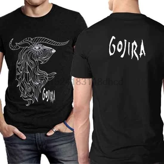 Gojira новая футболка [2 стороны] хлопковая Новая мужская |