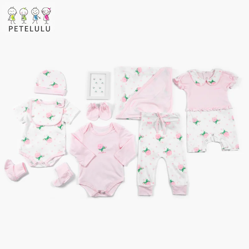 

2020 Spring And Summer Childrenswear 0-March Newborns Baby Gift Box Processing Top Grade Pure Cotton BABY'S Underwear Set
