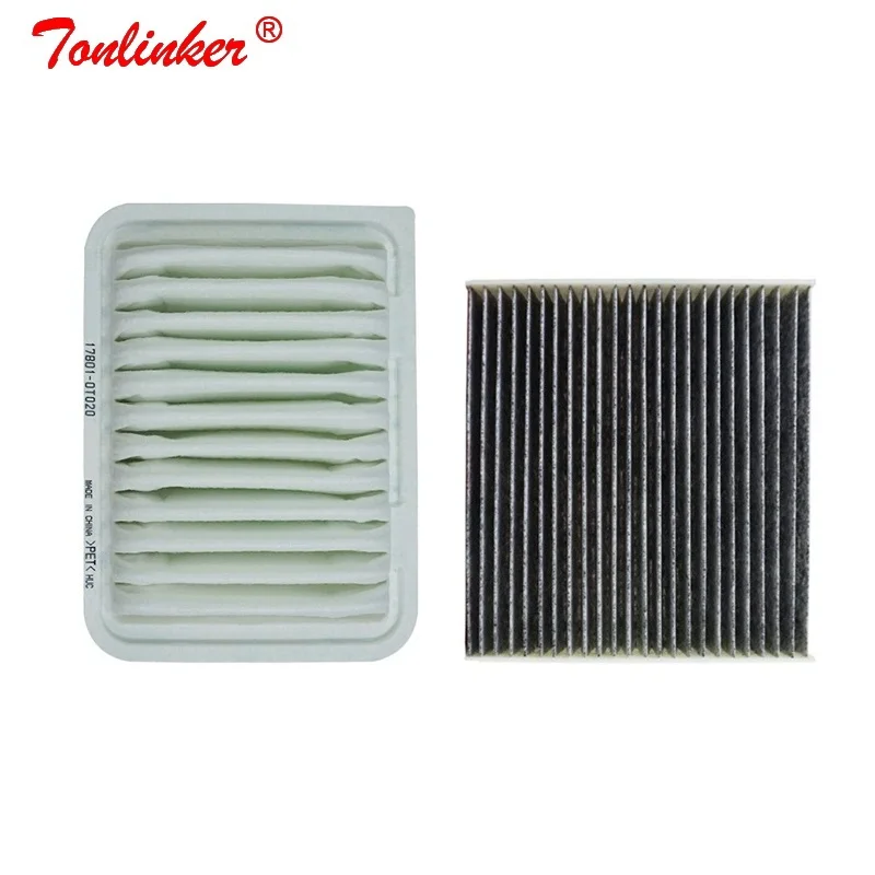 Car Air Filter+Cabin Filter 2 Pcs For Toyota COROLLA E180 E18 2013-2019 Model 1.3L 1.6L 1.8L OEM 1780121050 8713952020 | Автомобили и