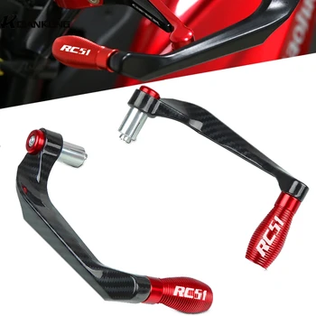 

1 Pair of Carbon Fiber Motorcycle Brake Clutch Levers Handlebar Protect Guard For KTM RC51 RC 51 2000 2001 2002 2003 2004 2005