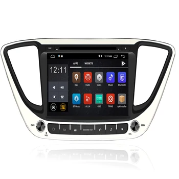 

Android 10 4+32 octa core Car DVD player GPS Navigation multimedia for Hyundai Verna 2016 2017 2018 autostereo tape recorder